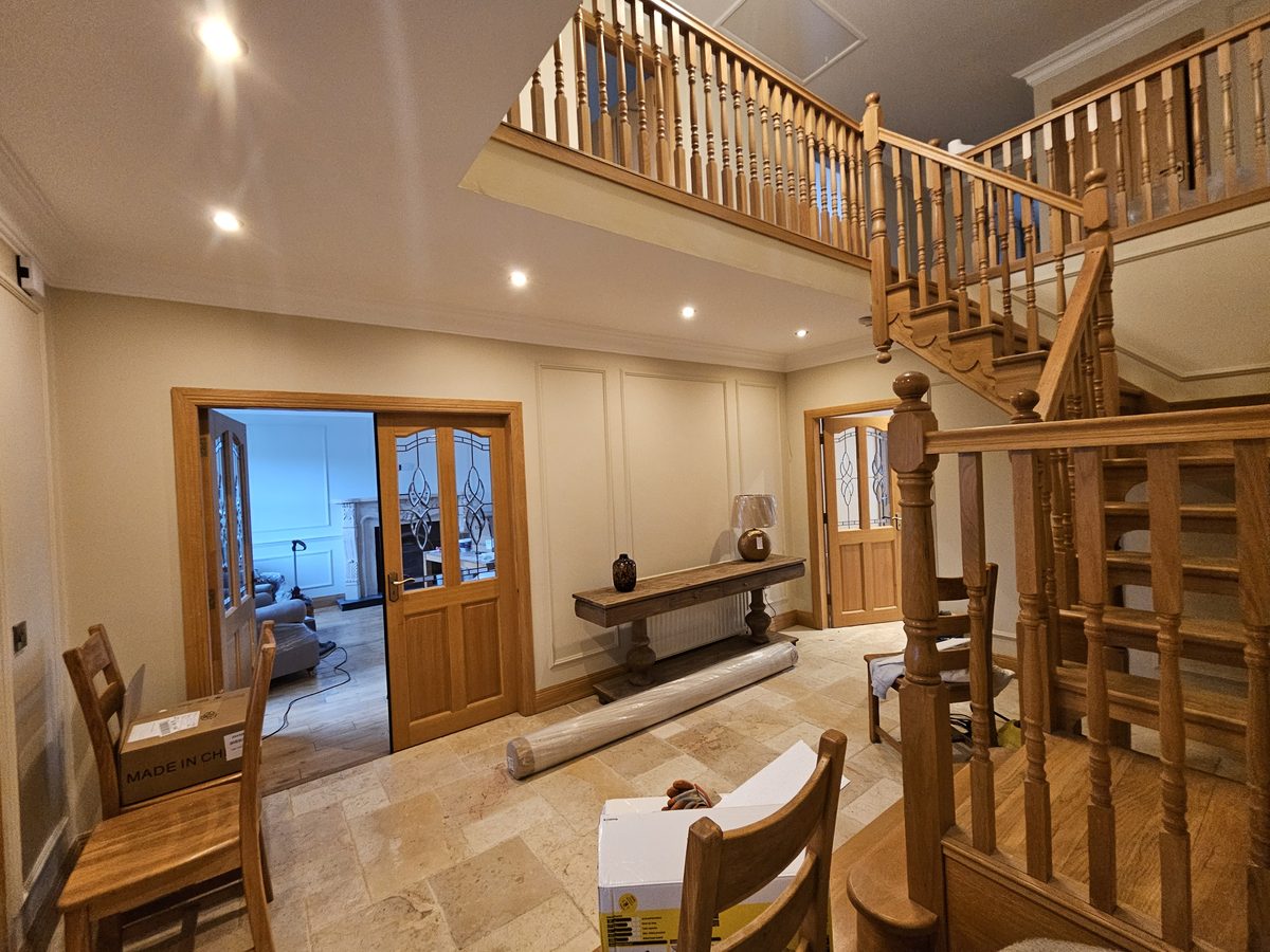 Hallway decorating in Knockbridge